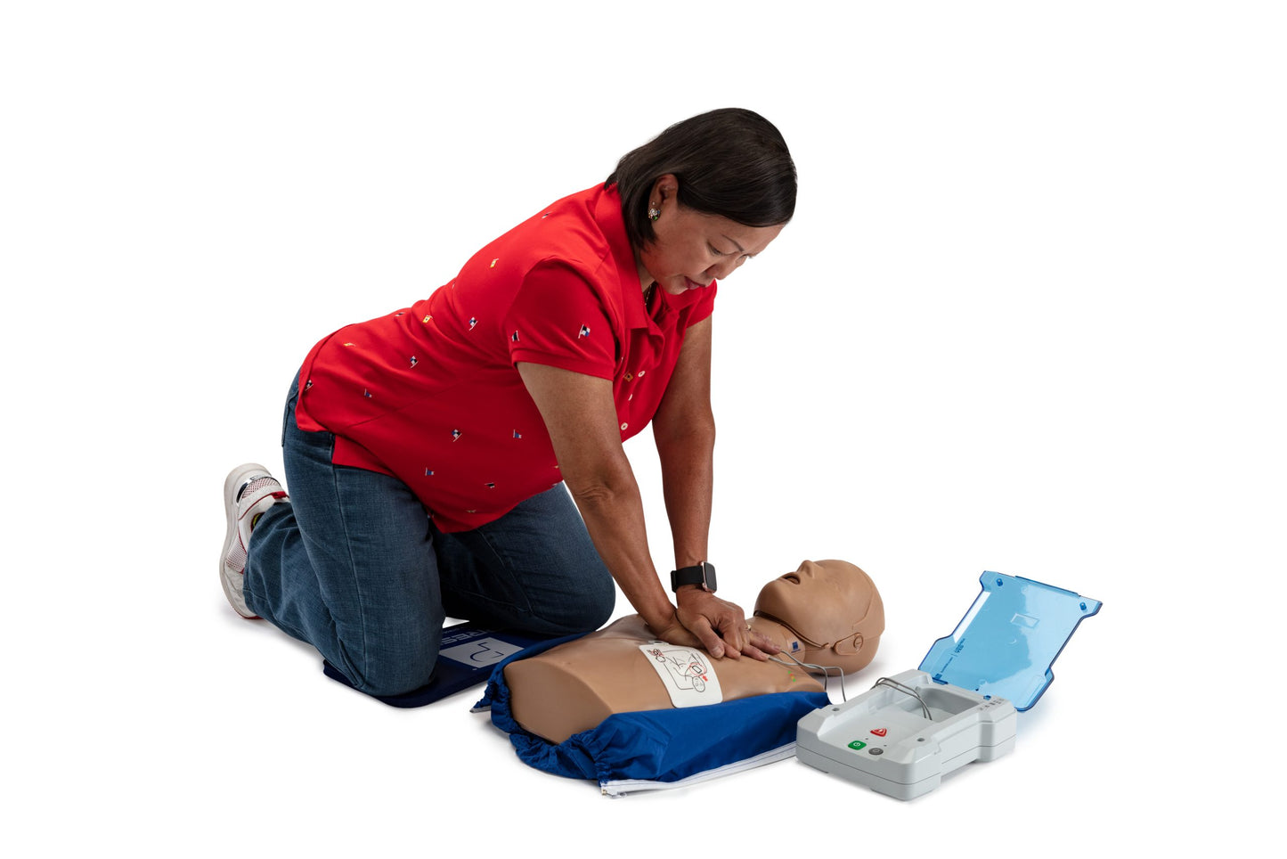AED Trainer Kit For CPR Practice - Action First Aid