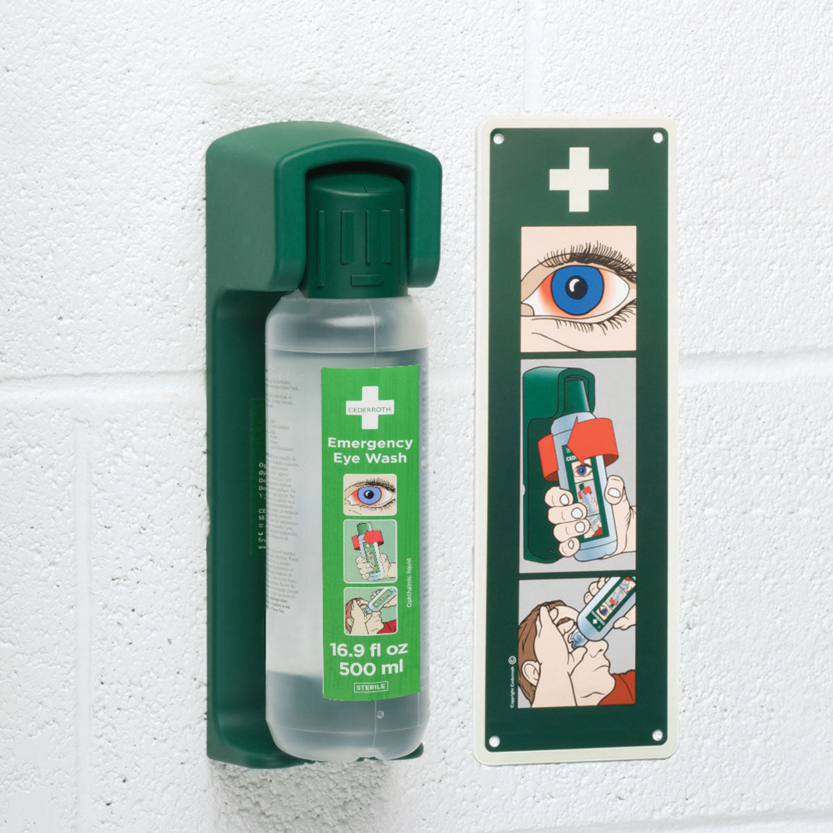 Cederroth Eye Wash Station Bracket Accessory - Action First Aid