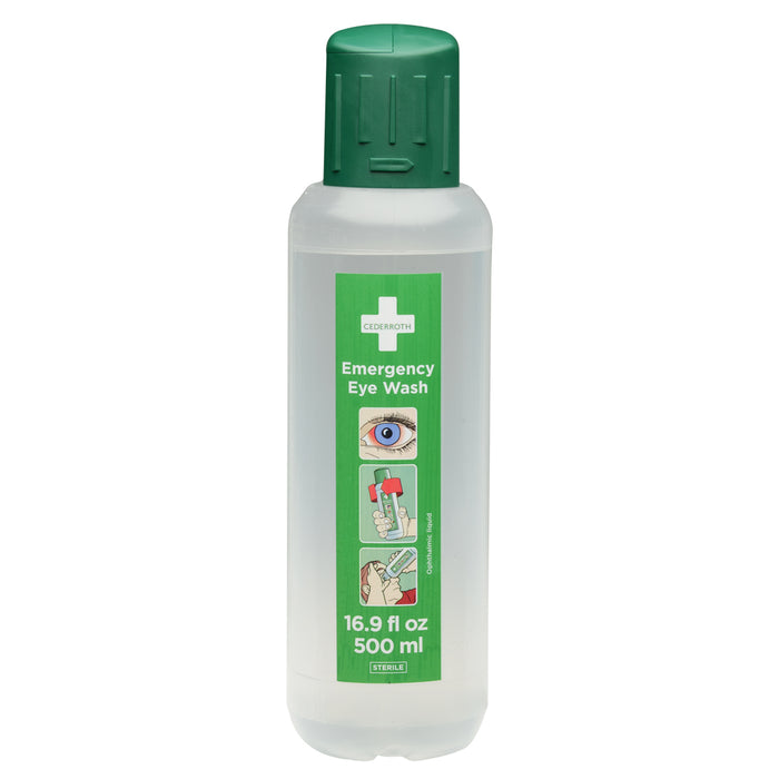Cederroth Sterile Eye Wash 500 mL - Action First Aid