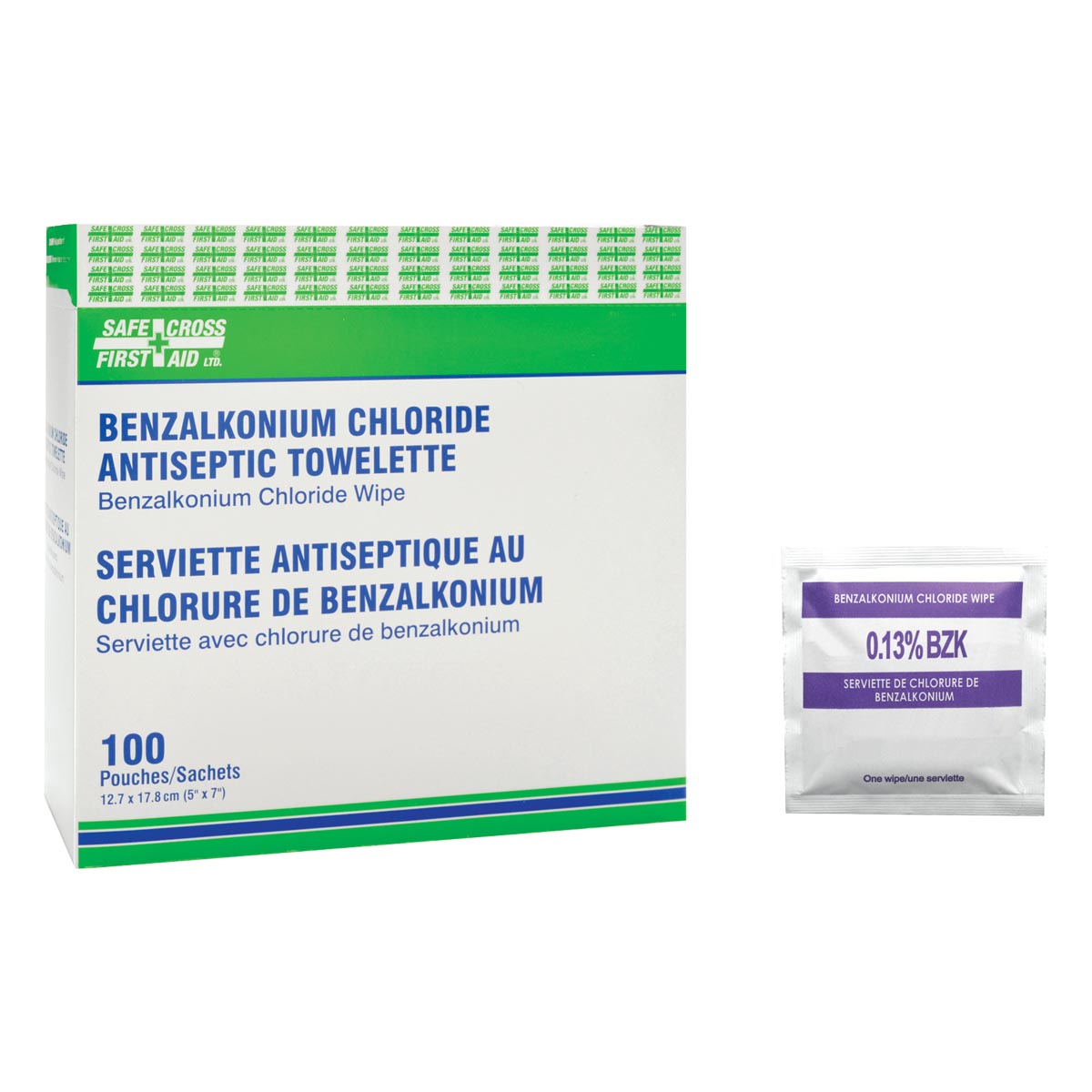 Benzalkonium Chloride Antiseptic Towelettes - Action First Aid
