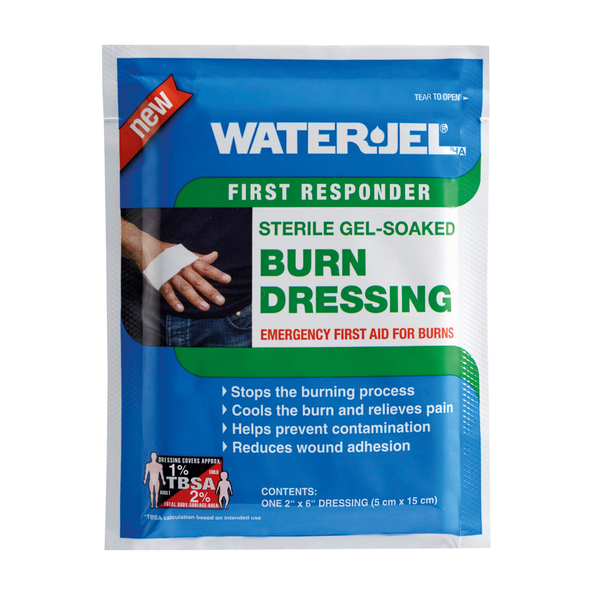Water-Jel Sterile Burn Dressing 2" x 6" - Action First Aid