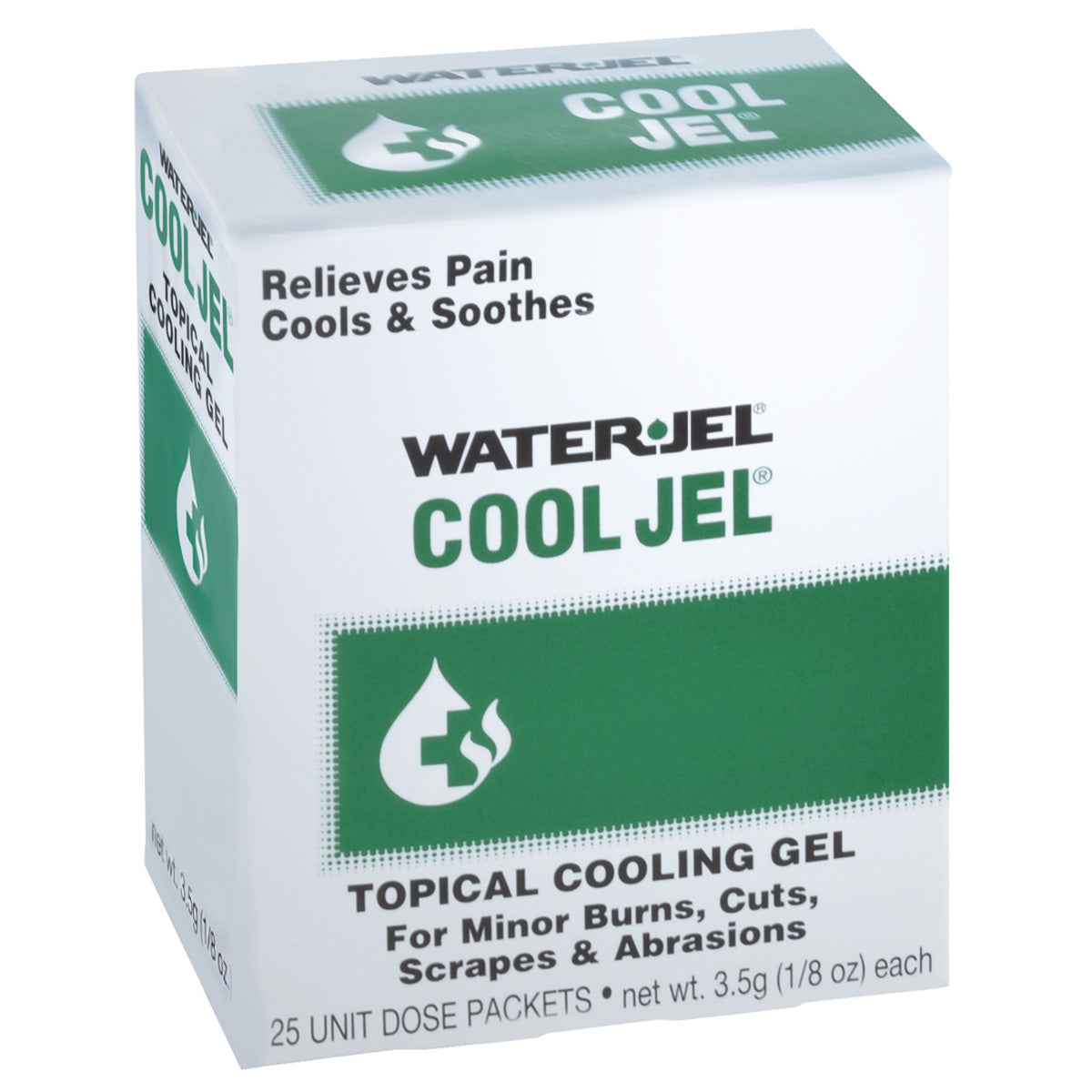 Water-Jel Cool Jel Burn Treatment Gel Pouches 25 Count - Action First Aid
