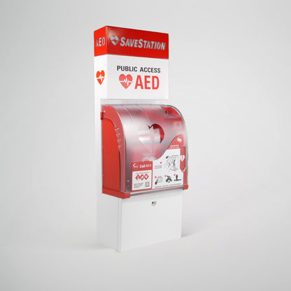 Savestation Wall Mount With Lighting & Audible Alarm - Action First Aid