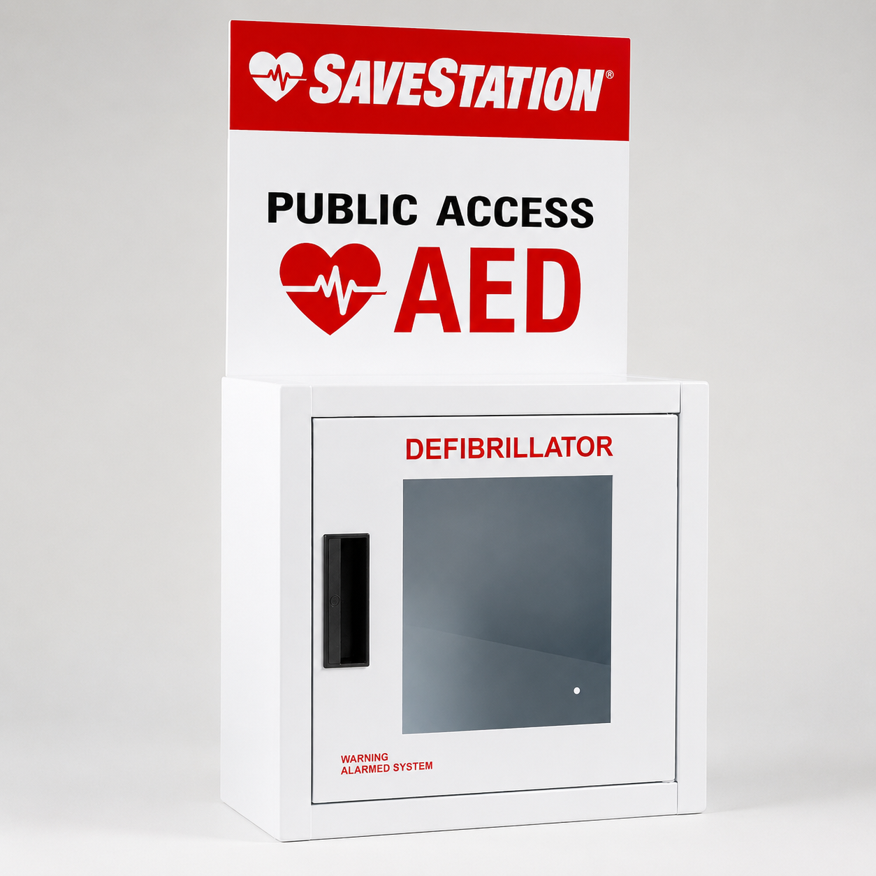 Lifepak Cr2 WiFi Bundle With Savestation Alarm Cabinet Small Size - Action First Aid