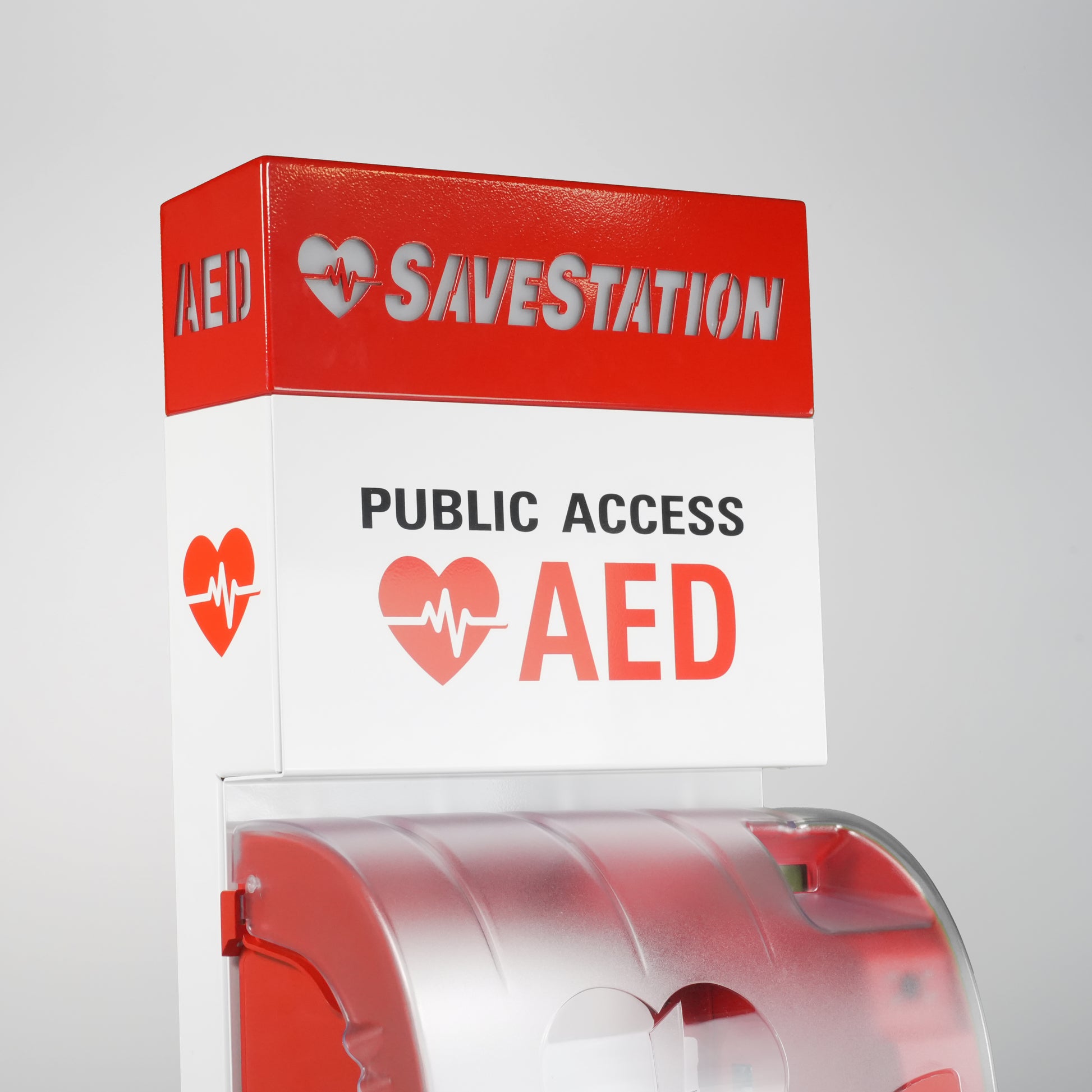 Savestation Public Access Life-Saving AED Wall Mount - Action First Aid