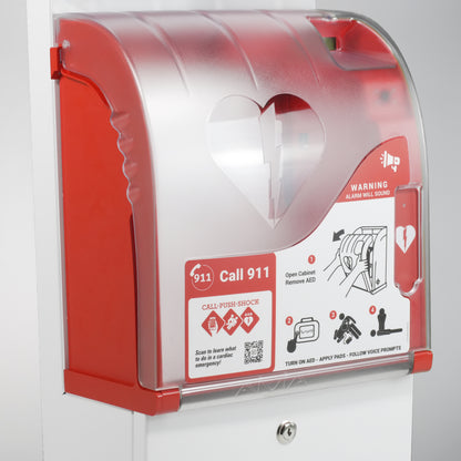 Savestation Public Access Life-Saving Exterior AED Cabinet - Action First Aid