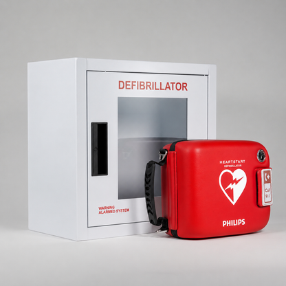 Philips Heartstart Frx Bundle With Savestation Alarm Cabinet - Action First Aid