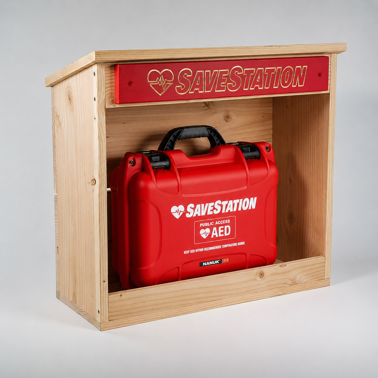 Savestation Cedar Hut For Outdoor Environments - Action First Aid