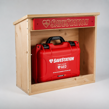 Savestation Cedar Hut For Outdoor Environments - Action First Aid
