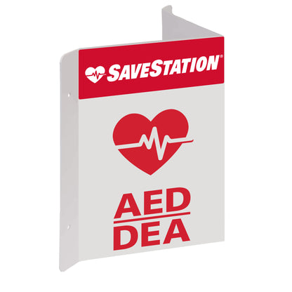 SaveStation AED DEA 3D Sign - Action First Aid