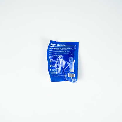AED Response Kit With Pair Of Disposable Nitrile Gloves Large - Action First Aid