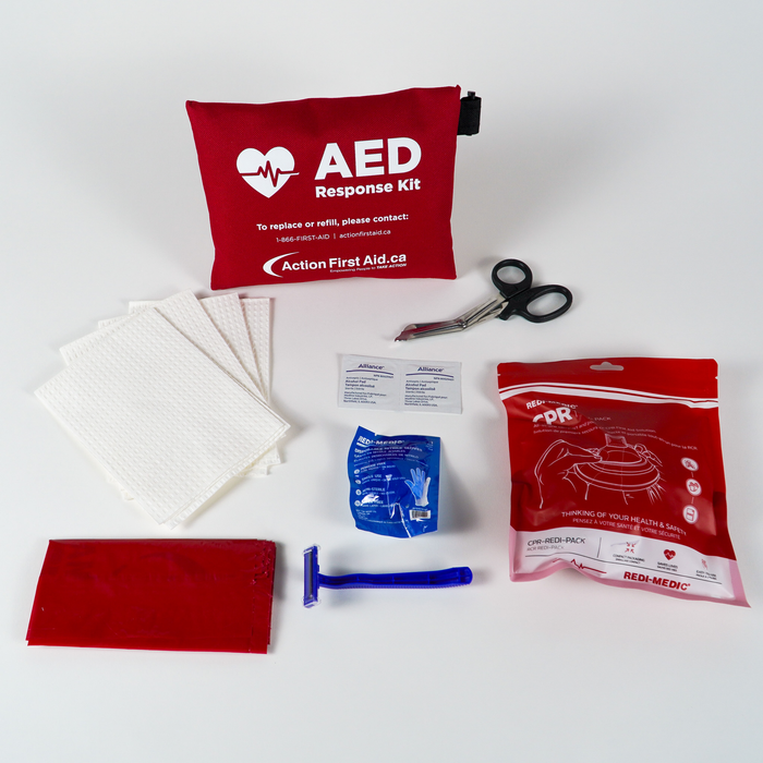 Items Included in AED Response Kit - Action First Aid