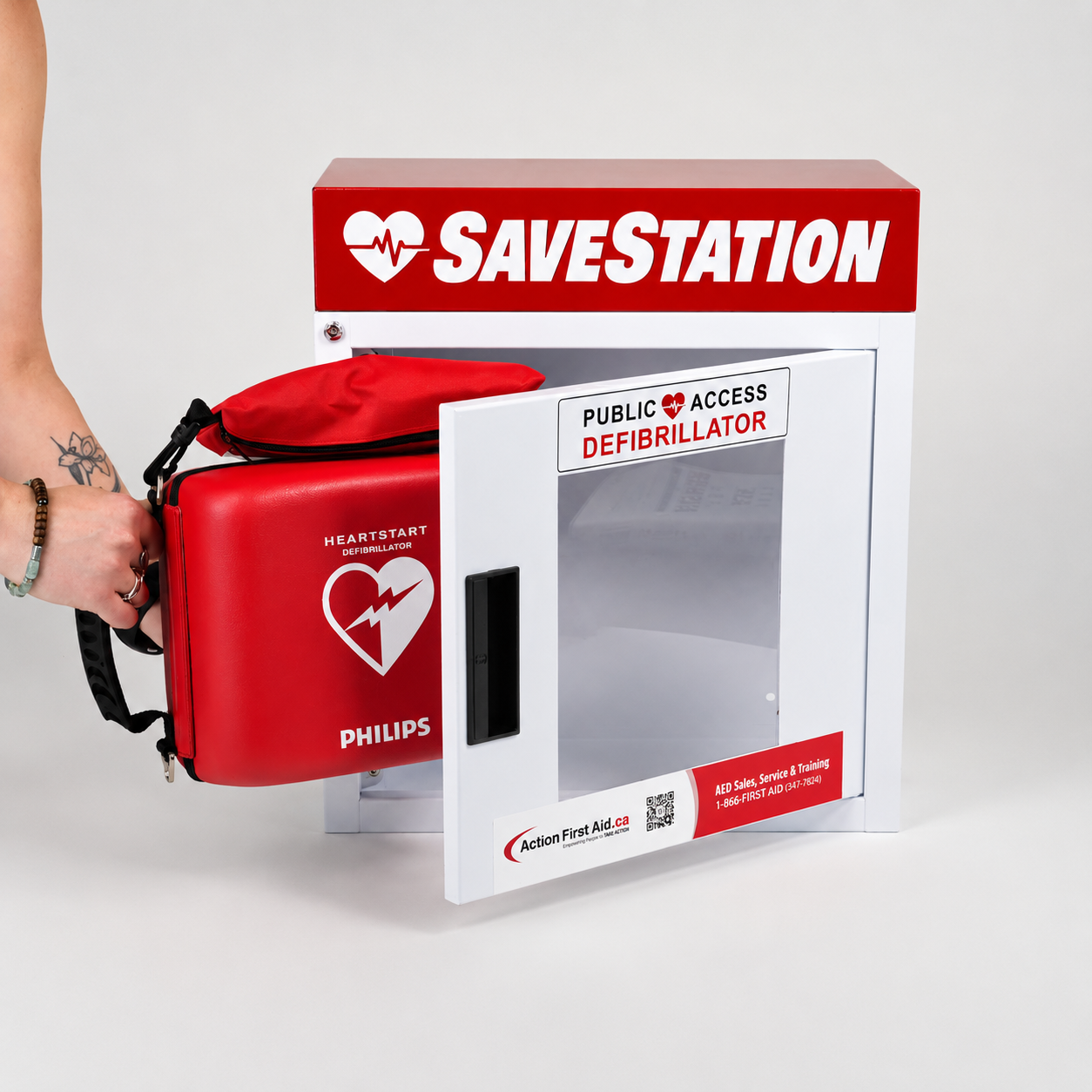 SaveStation Legacy Alarm Cabinet - Action First Aid