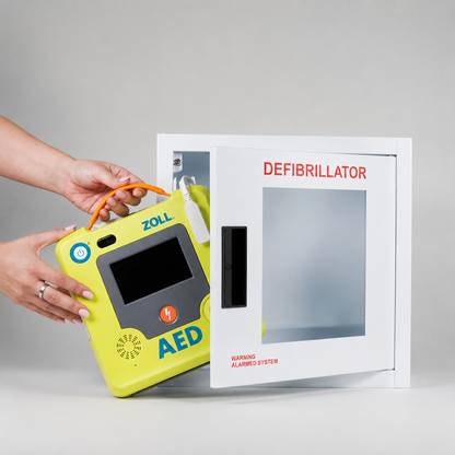 Zoll AED 3 Bundle With Savestation Alarm Cabinet - Action First Aid