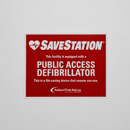 Lifepak CR2 WiFi Bundle Package With 3D AED Wall Sign - Action First Aid