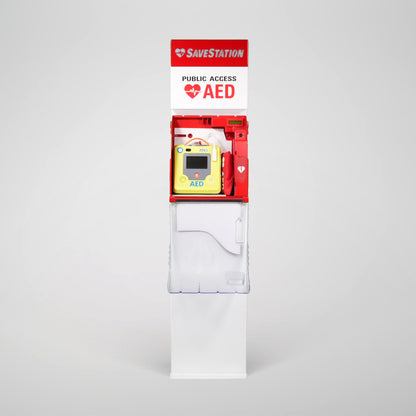 Savestation Free-Standing Tower For Municipalities & Community Groups - Action First Aid