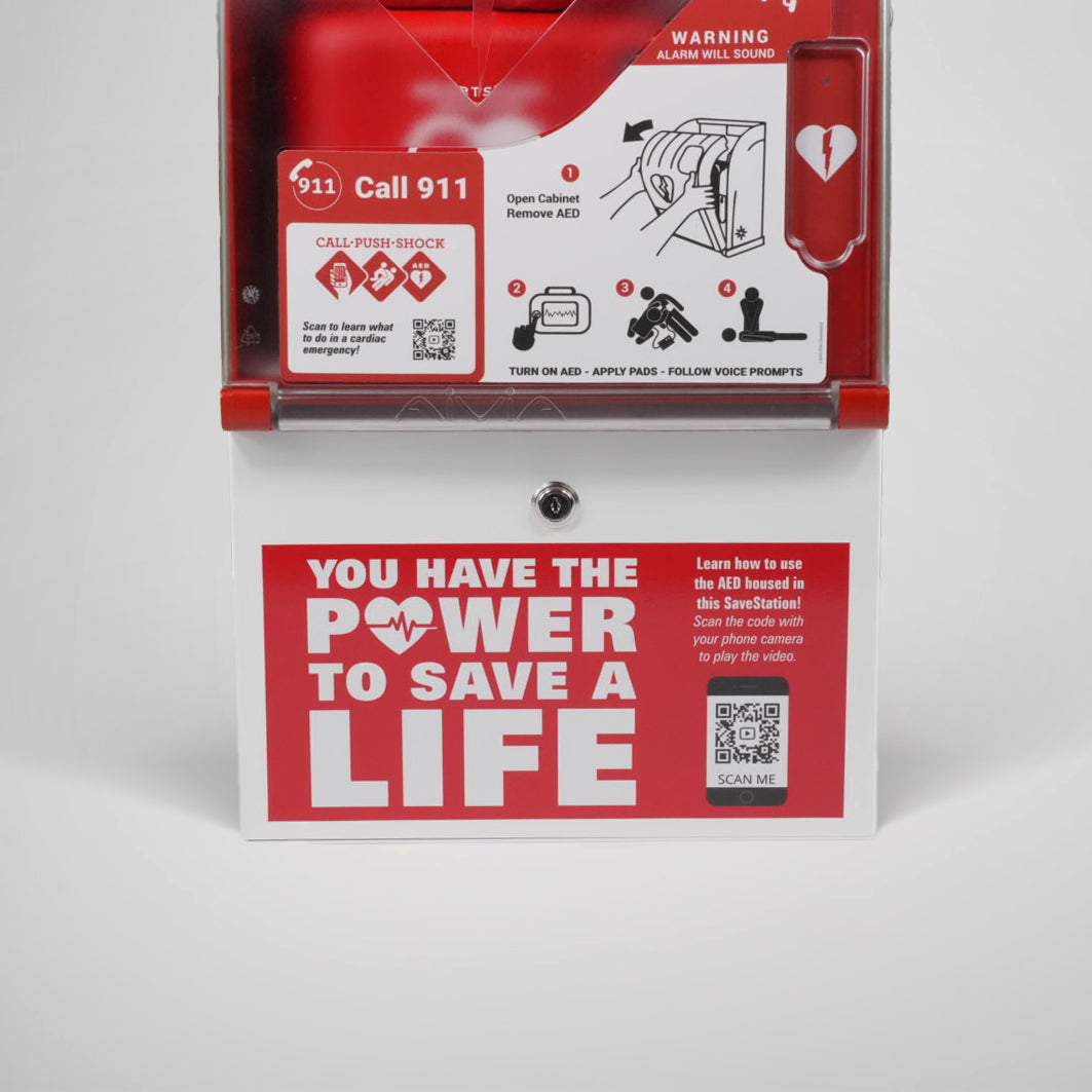 Back-Lit Savestation Wall Mount Call Push Shock - Action First Aid