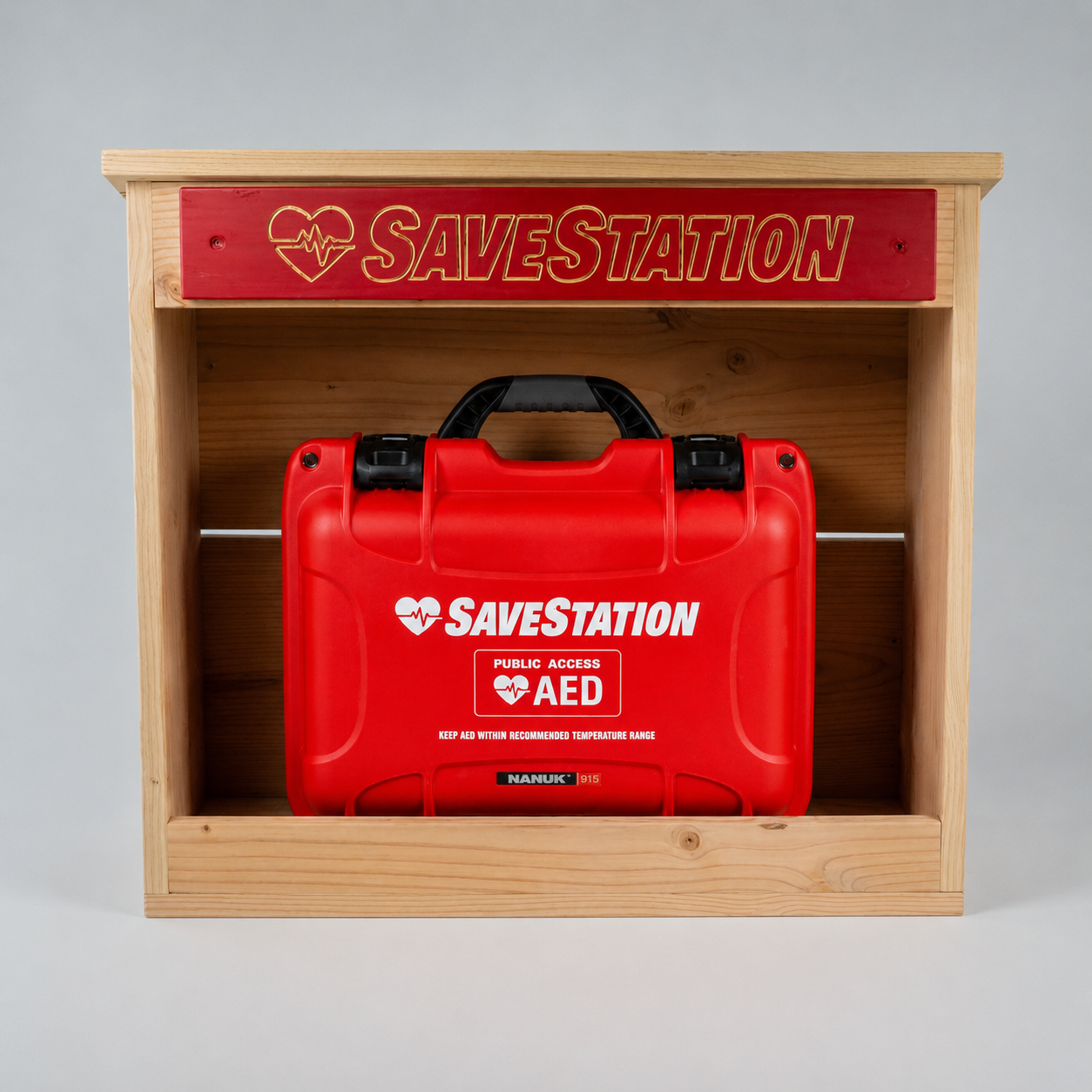 Savestation Cedar Hut With Natural Design - Action First Aid