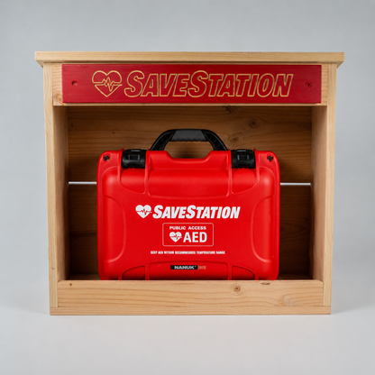 Savestation Cedar Hut With Natural Design - Action First Aid