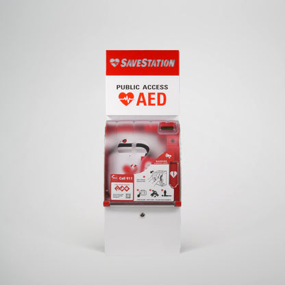 Outdoor Back-Lit Savestation Wall Mount - Action First Aid