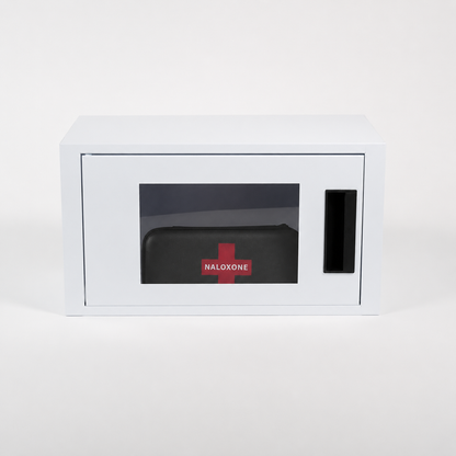 Savestation Alarmed Modular Cabinet With Naloxone - Action First Aid