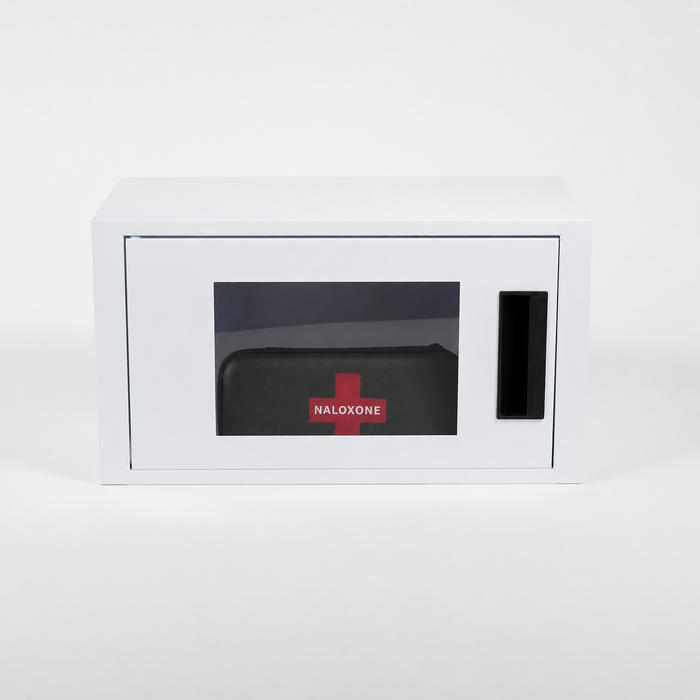 Savestation Alarmed Modular Cabinet With Naloxone - Action First Aid