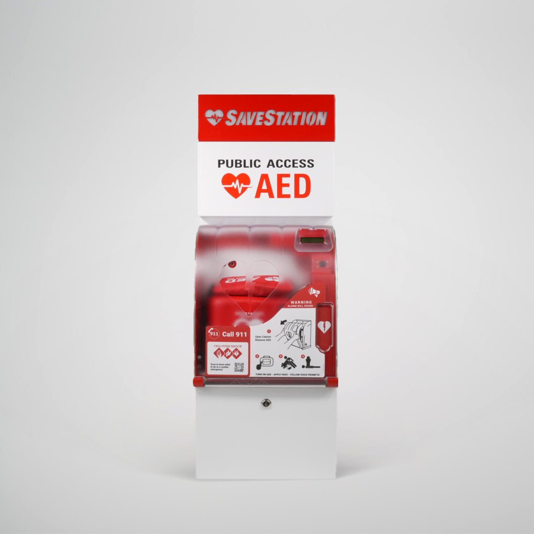 Savestation Compact AED Cabinet - Action First Aid