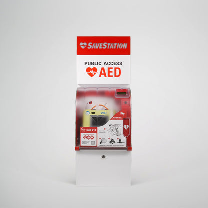 Back-Lit Savestation Wall Mount  Great Option For Businesses & Community Groups - Action First Aid