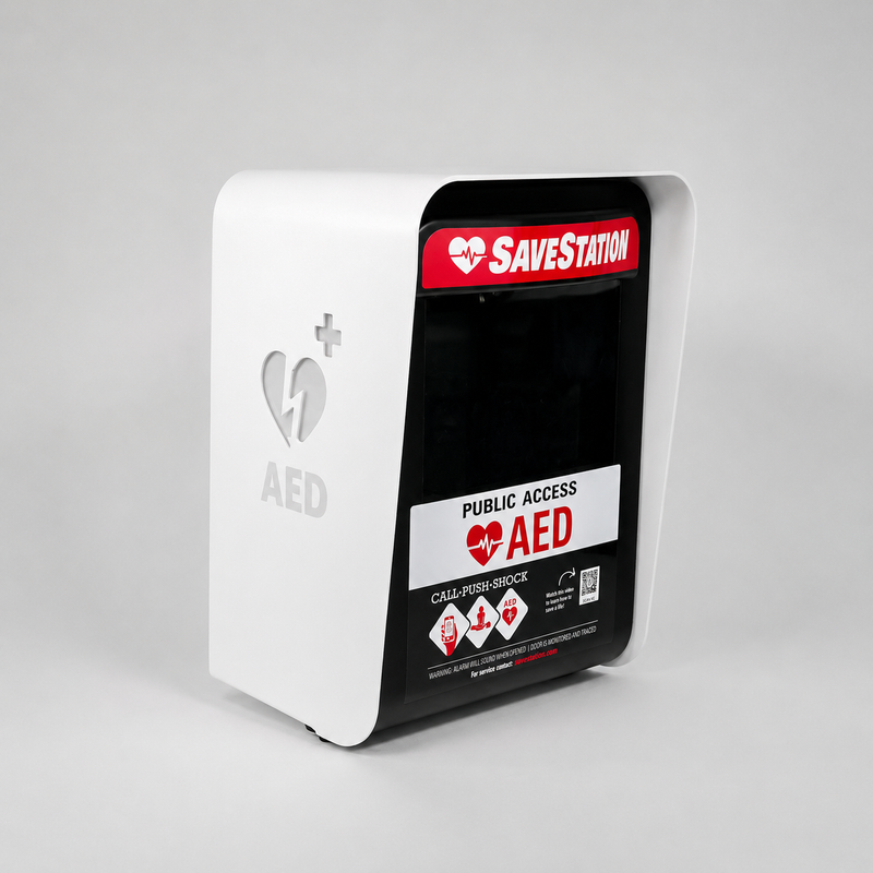Outdoor Savestation Guardian Public Access AED - Action First Aid