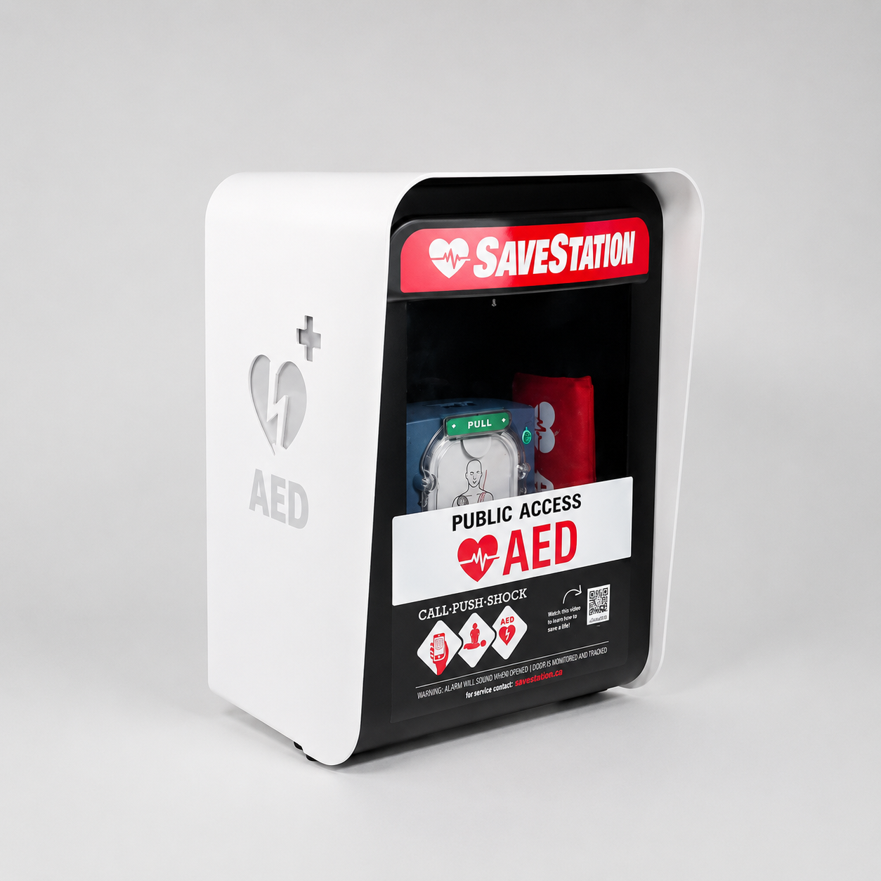 Savestation Guardian Life-Saving AED - Action First Aid
