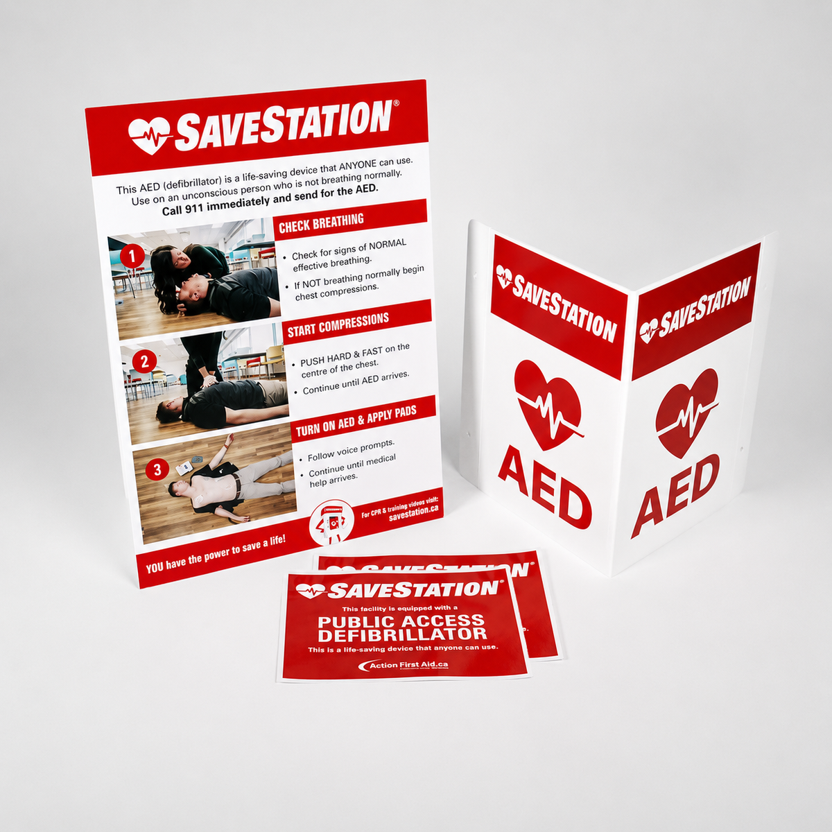 SaveStation Alarm Cabinet - Action First Aid