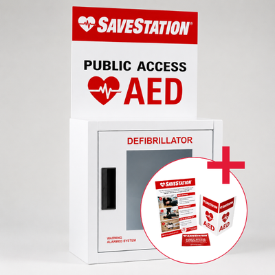 SaveStation Alarm Cabinet With Signage - Action First Aid
