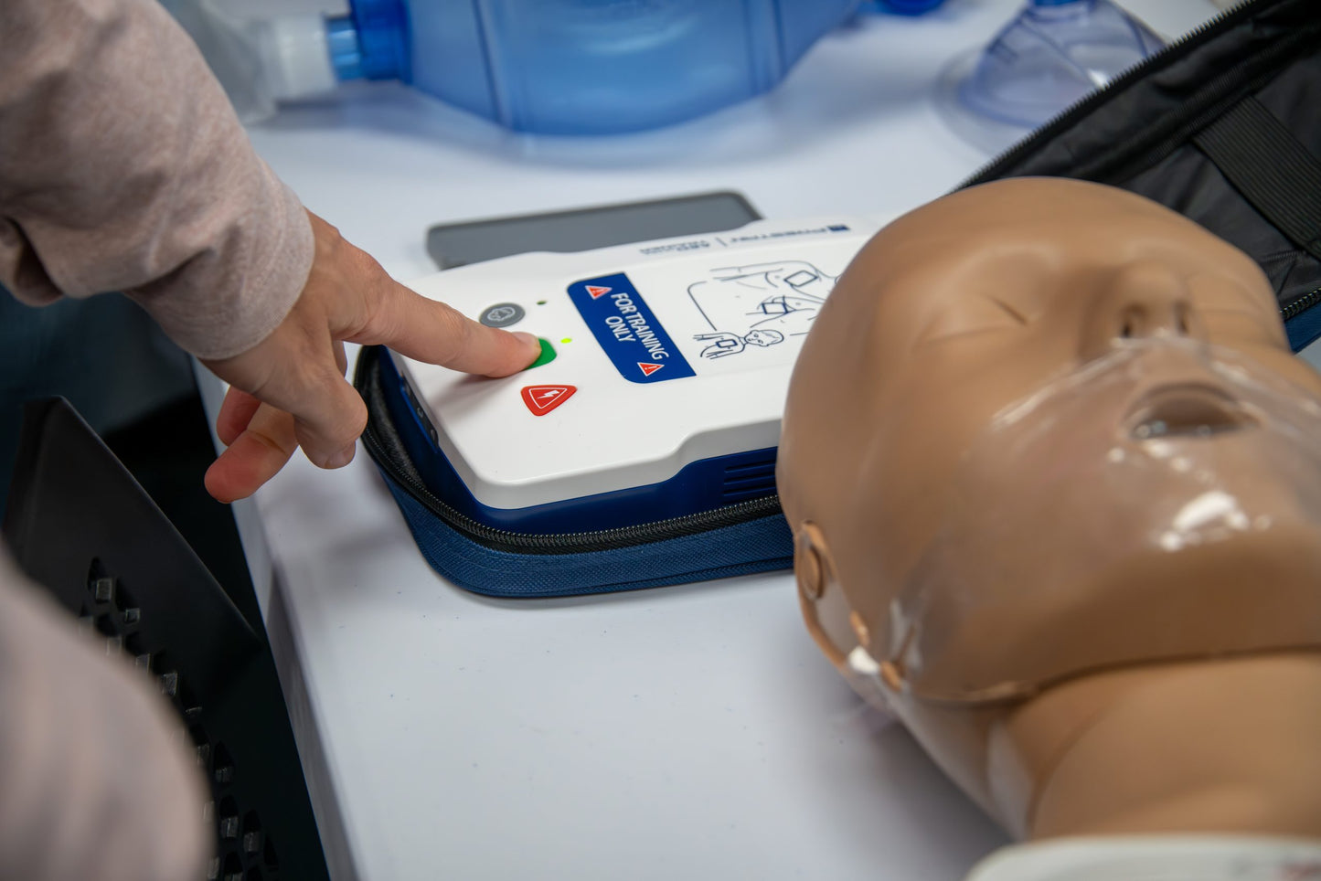 Outdoor CPR AED Instruction Poster - Action First Aid