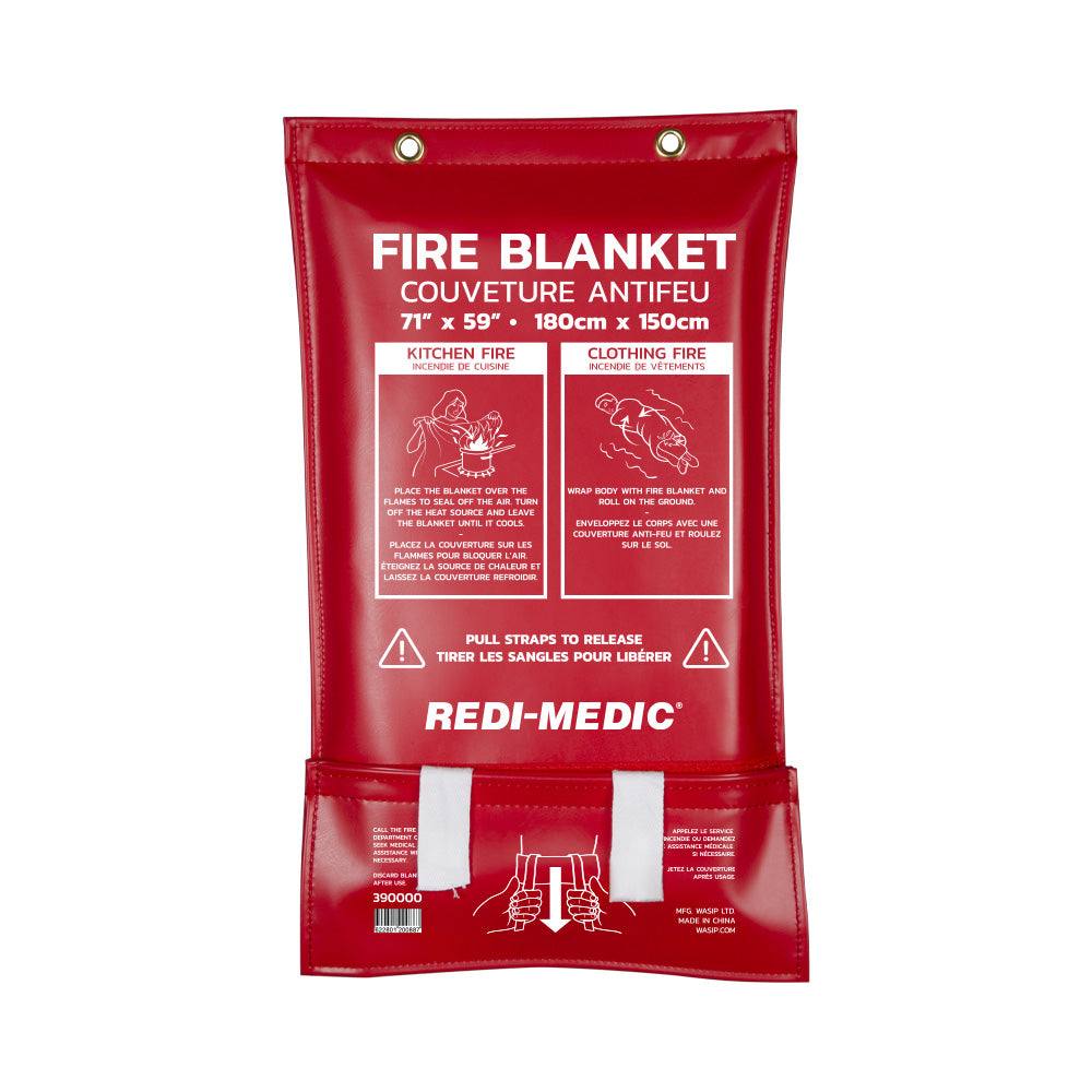Fire Blanket For Emergency Fire Safety - Action First Aid