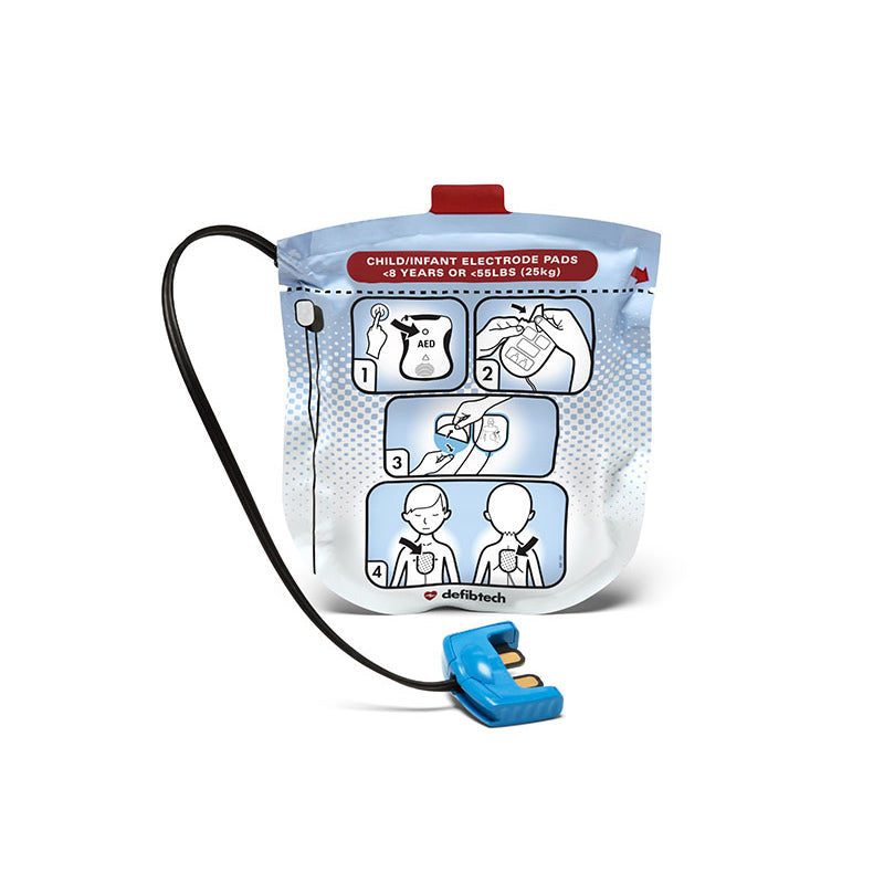Lifeline View Pediatric Defibrillator Pads - Action First Aid