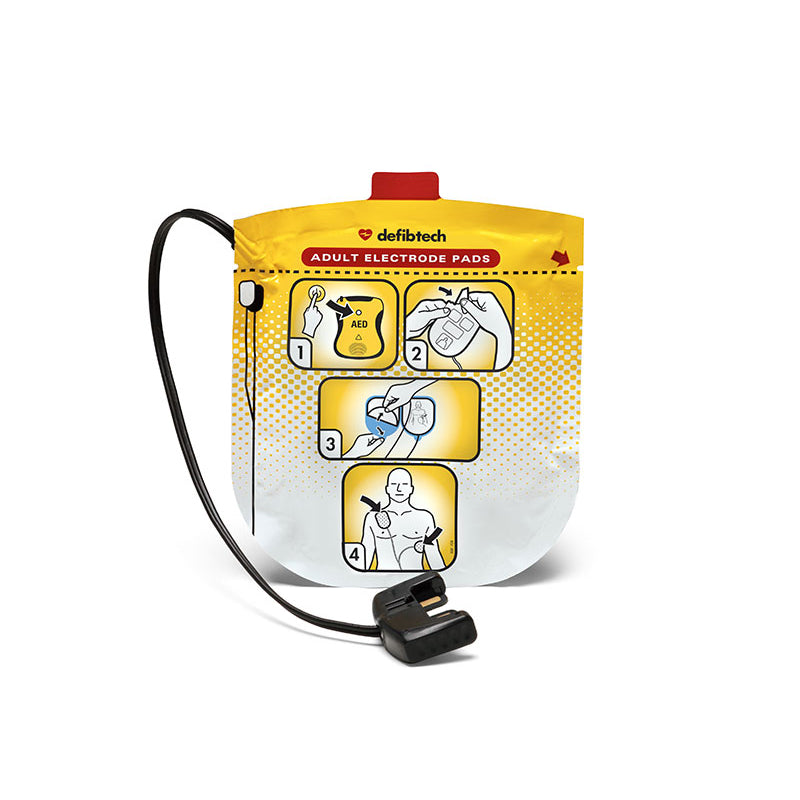 Lifeline View Adult Defibrillator Pads - Action First Aid