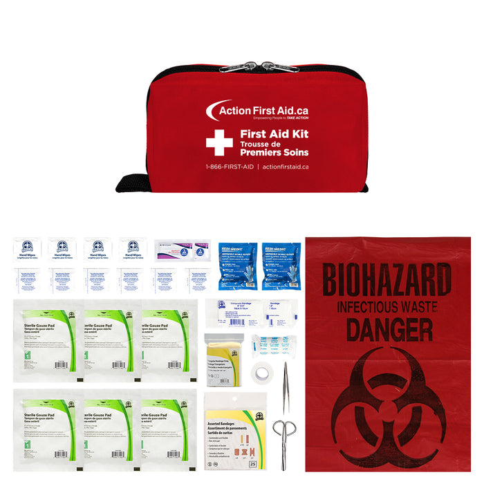 Burn Treatment First Aid Kit Supplies - Action First Aid