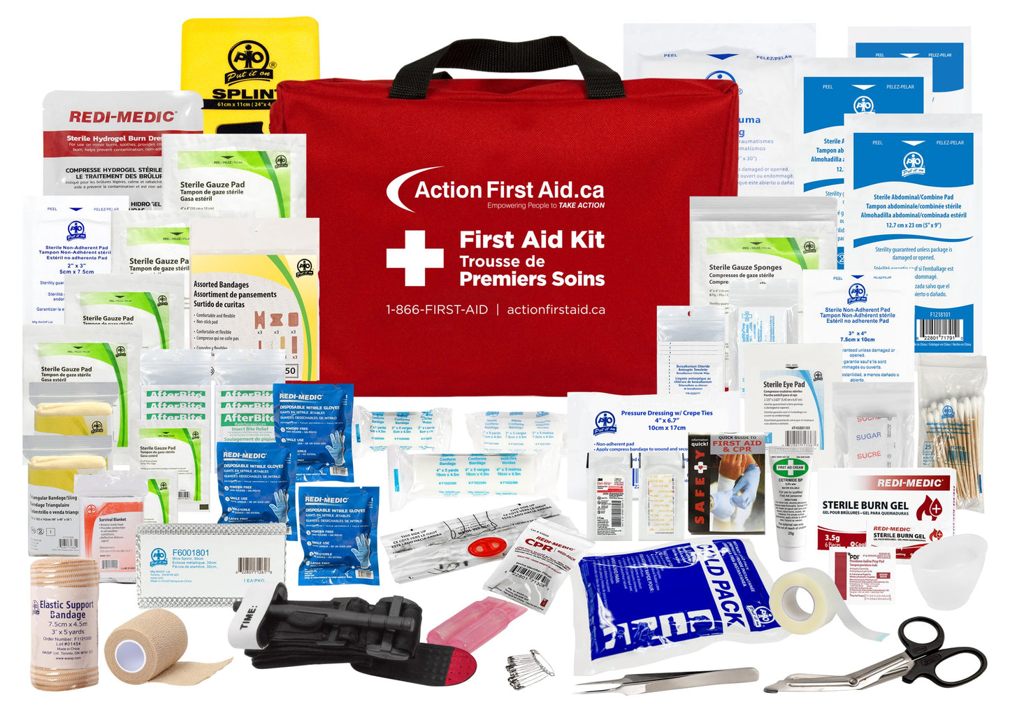 Deluxe First Aid Kit For Home & Cottage Use - Action First Aid