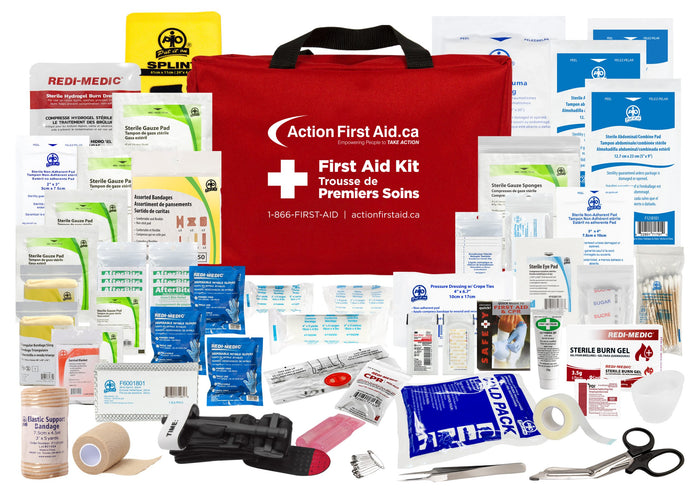 Deluxe First Aid Kit For Home & Cottage Use - Action First Aid