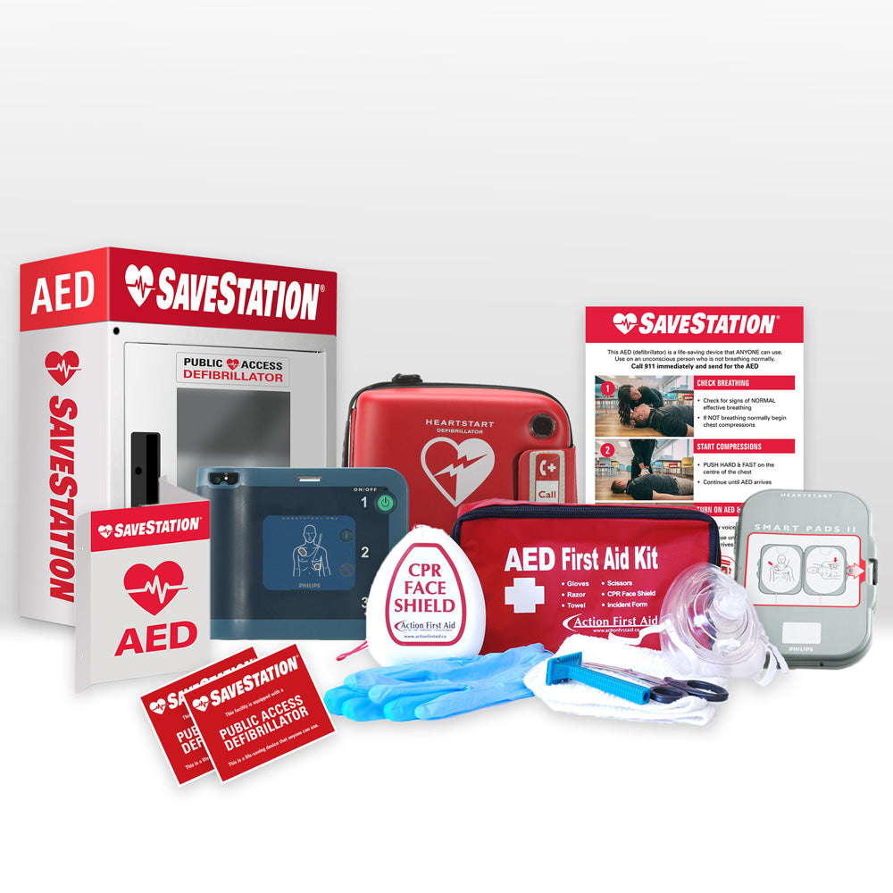 Philips HeartStart FRx AED Bundle - Action First Aid