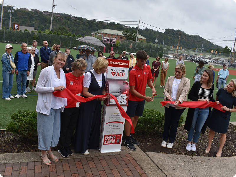 Savestation Outdoor Public Access AED Inaugration - Action First Aid