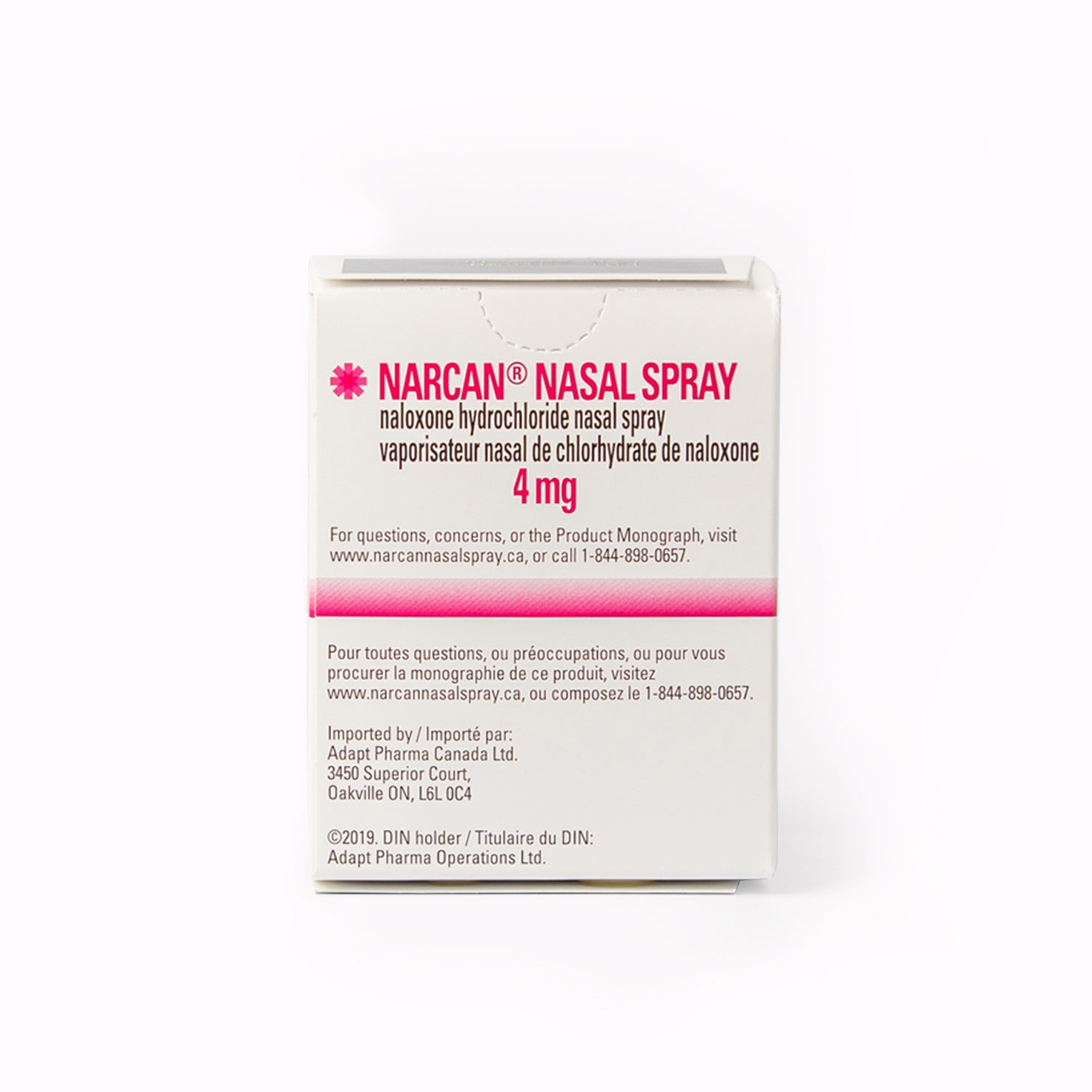 NARCAN Naloxone Nasal Spray Box - Action First Aid