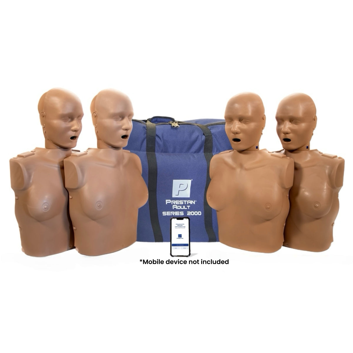 Prestan Professional Adult Female Series 2000 Manikin With Advanced CPR Feedback 4 Pack Dark - Action First Aid
