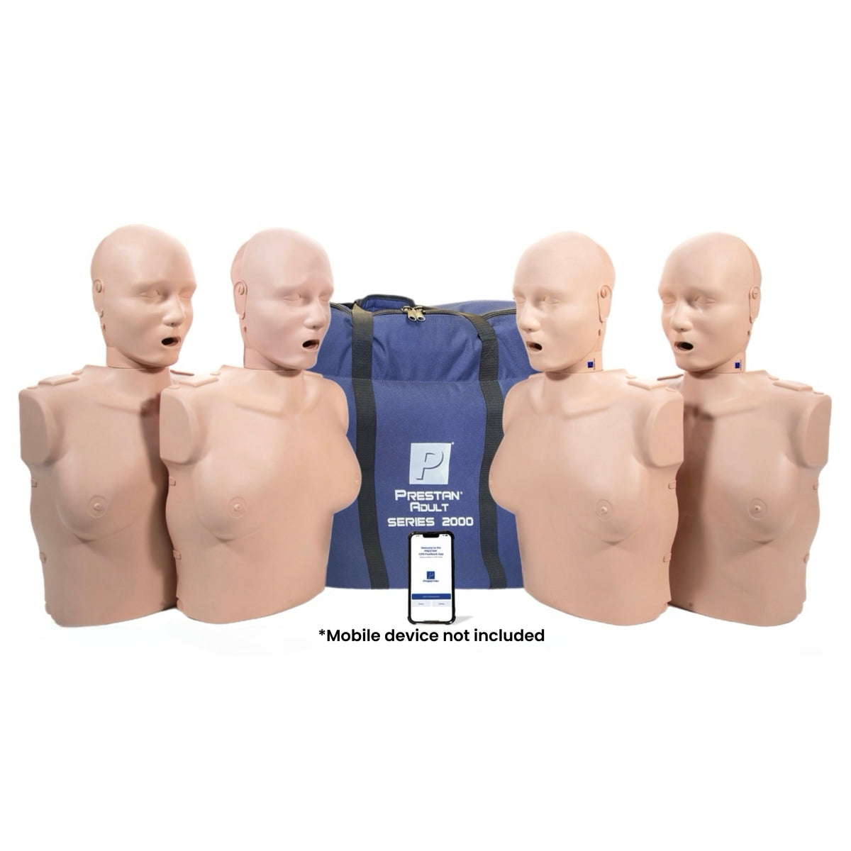 Prestan Professional Adult Female Series 2000 Manikin With Advanced CPR Feedback 4 Pack Medium - Action First Aid