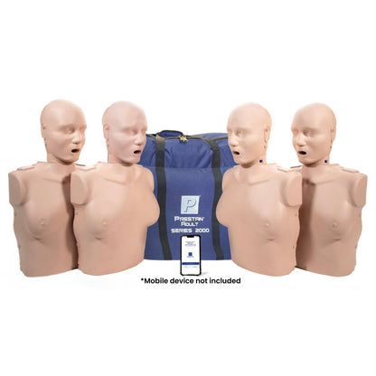 Prestan Professional Adult Female Series 2000 Manikin With Advanced CPR Feedback 4 Pack Medium - Action First Aid