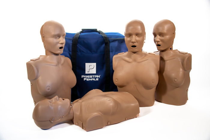 Prestan Professional Adult Female Manikin With CPR Feedback 4-Pack - Action First Aid