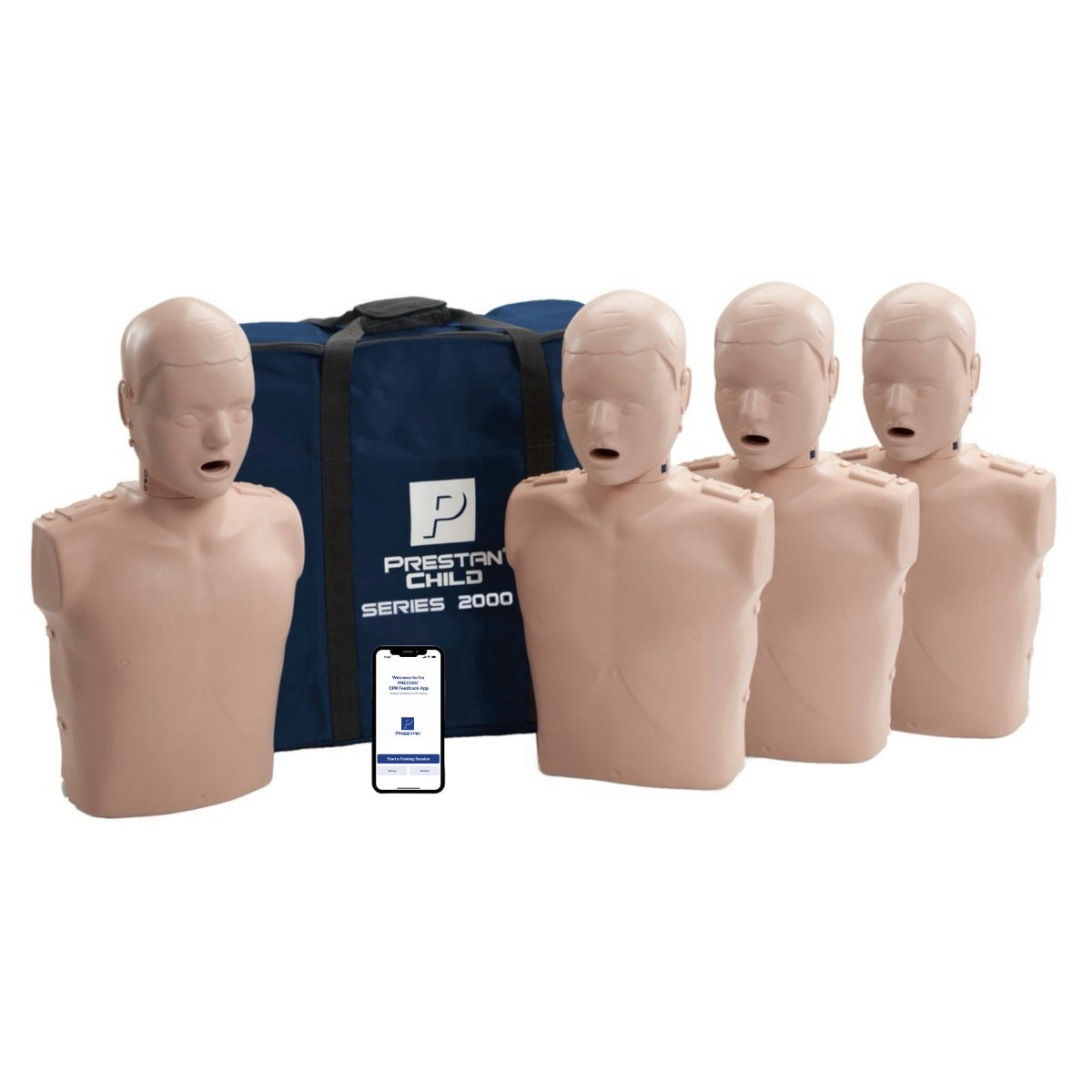 Prestan Professional Child Series 2000 Manikin With Advanced CPR Feedback 4-Pack Medium - Action First Aid