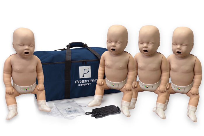 Prestan Professional Infant Manikin With CPR Feedback Medium 4-Pack - Action First Aid