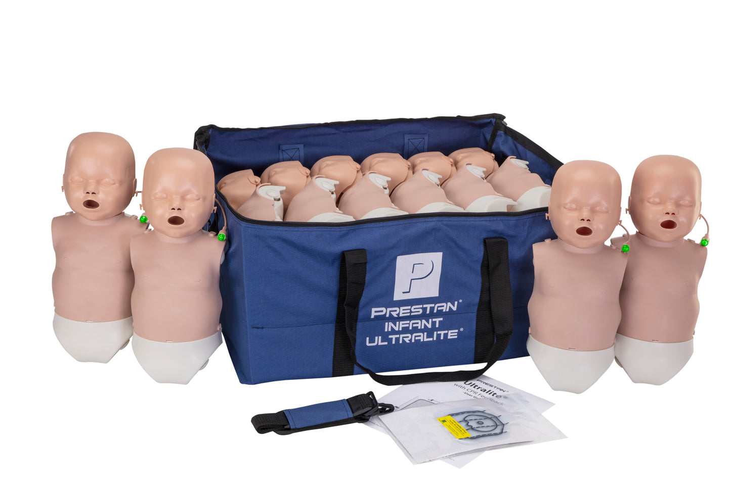 Prestan Infant Ultralite Manikin With CPR Feedback 12-Pack Medium - Action First Aid