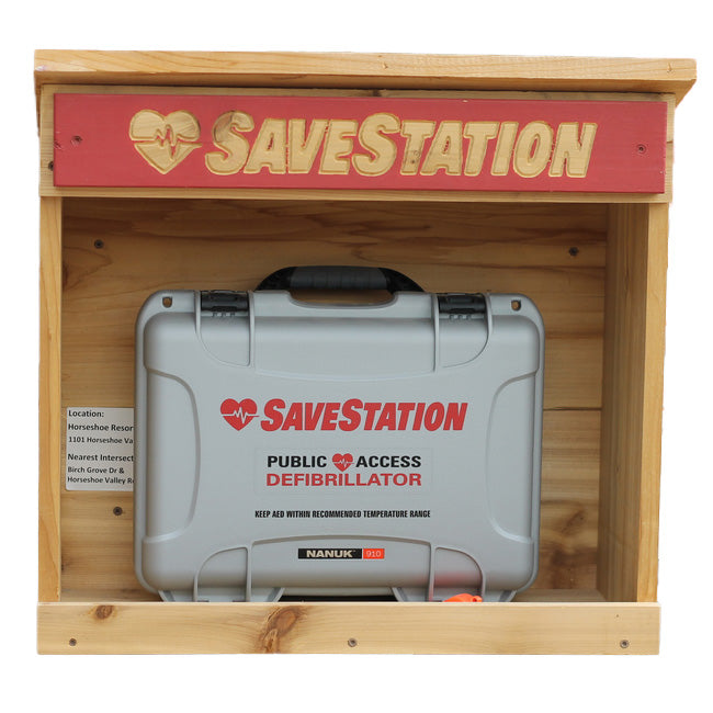SaveStation Hut Outdoor AED Cabinet - Action First Aid